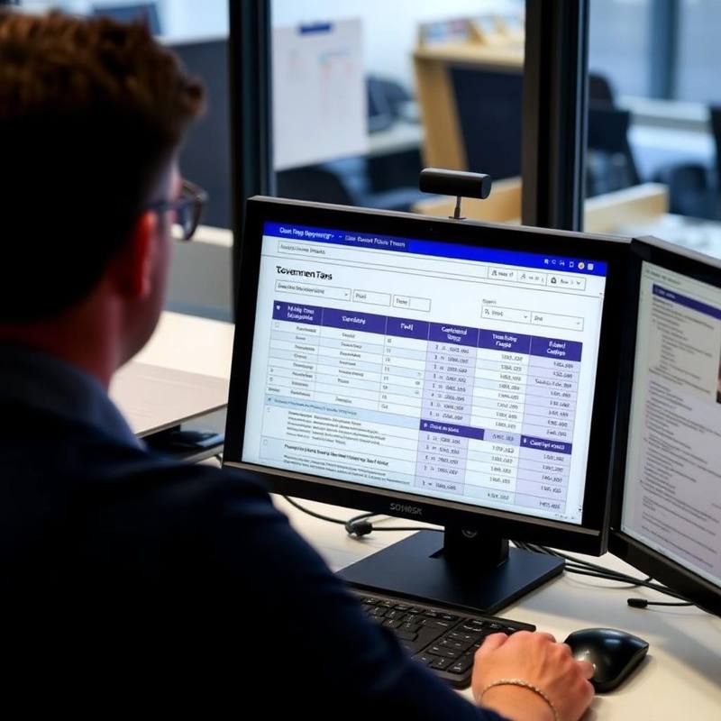 Pessoa preenchendo a declaração de imposto de renda no computador